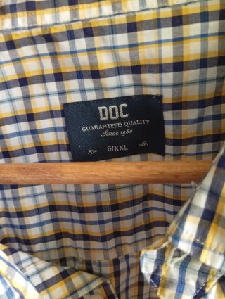 Camisa de cuadros DOC manga corta