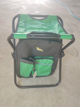 Mochila isotérmica y taburete 2 en 1