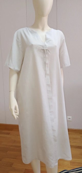 Vestido Made in Italy Beige Talla Única