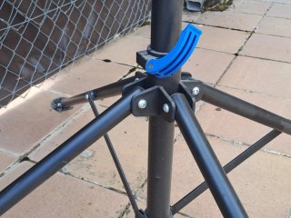 Soporte de taller para bicicleta.