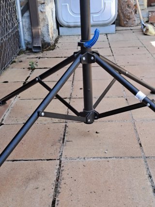 Soporte de taller para bicicleta.