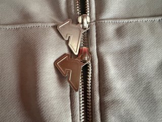 Chaqueta Fake Gods Beige Cremallera