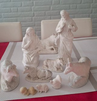 Belén figuras escayola