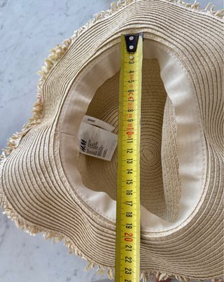 Sombrero de paja para niños con adornos