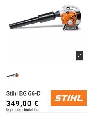 Soplador de hojas Stihl BG 66