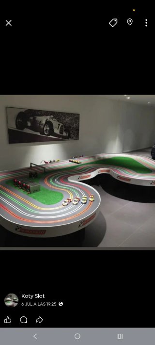 Alquiler Circuito Scalextric Madera 4 Carriles