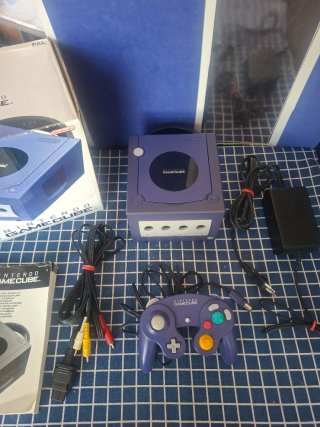 GAMECUBE ORIGINAL COMPLETA AZUL INDIGO OFICIAL