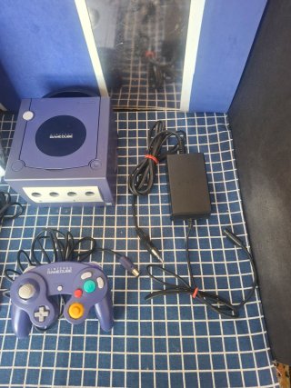 GAMECUBE ORIGINAL COMPLETA AZUL INDIGO OFICIAL