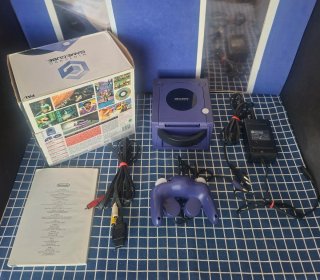 GAMECUBE ORIGINAL COMPLETA AZUL INDIGO OFICIAL