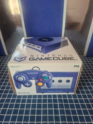 GAMECUBE ORIGINAL COMPLETA AZUL INDIGO OFICIAL