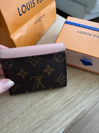 Cartera Louis Vuitton Marrón y Rosa