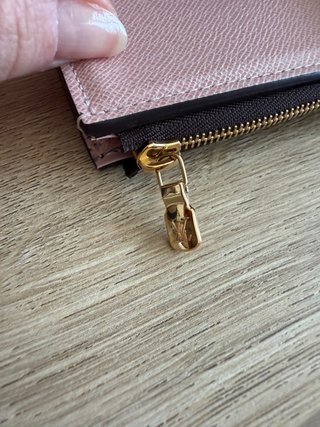 Cartera Louis Vuitton Marrón y Rosa