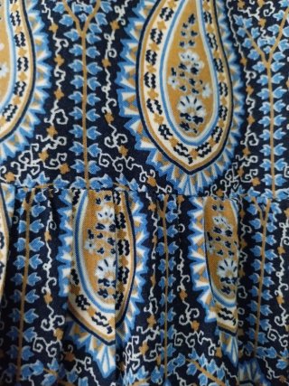 Vestido estampado paisley talla M