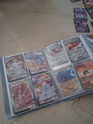 Lote Cartas Pokémon TCG + Álbum