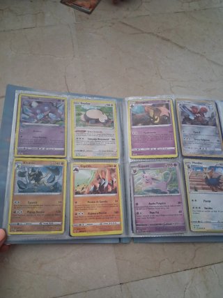 Lote Cartas Pokémon TCG + Álbum