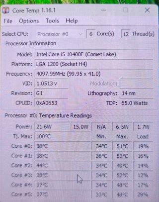 PC Gaming, i5 10400F 4.3 + RTX 2060 6GB + Garantia
