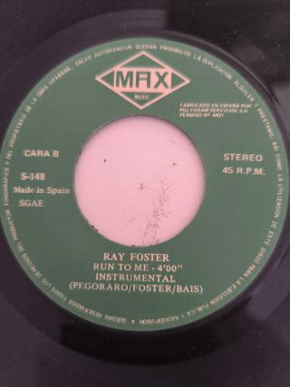 RAY FOSTER   Run To Me