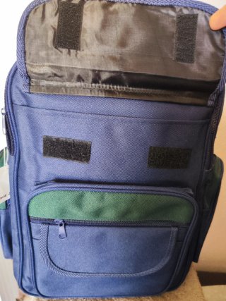 Mochila Genius Azul Marinho Escolar e Dia a Dia