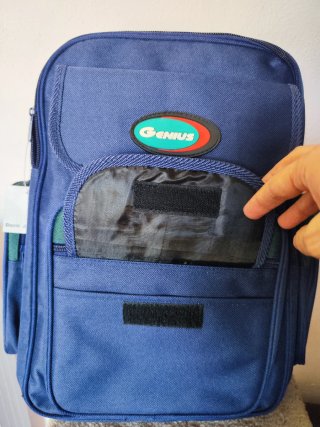 Mochila Genius Azul Marinho Escolar e Dia a Dia