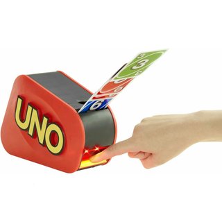 UNO Extreme Juego de Cartas con Lanzador y Luces