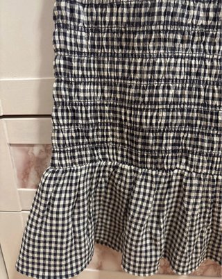 Vestido corto cuadros Vichy