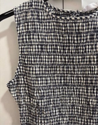 Vestido corto cuadros Vichy