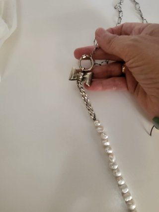 Collar Tous Bety Perlas Plata