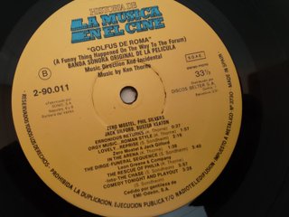 Golfus de Roma BSO Vinilo