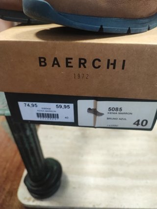 Zapatos Baerchi Marrones Talla 40