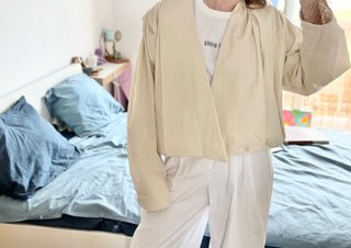Pleated wrap jacket Zara