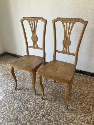 Sillas Antiguas de Madera