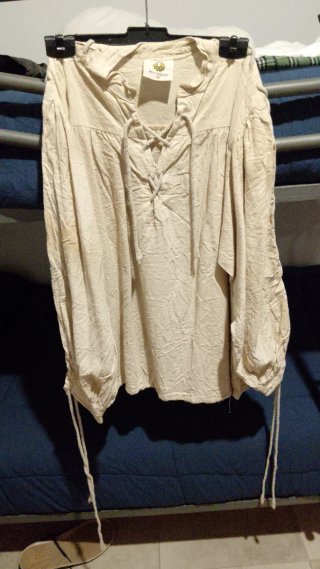 Camisa Medieval Mytholon Beige Talla M