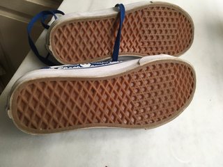 Vans Talla 38 Azul con Estampado Calaveras