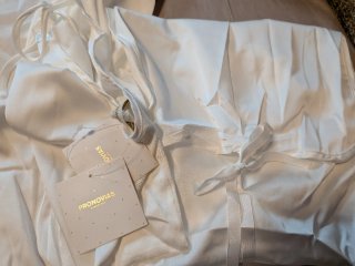 Camisón blanco de encaje
