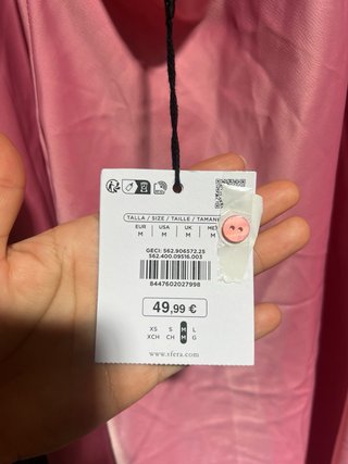 Vestido de noche rosa