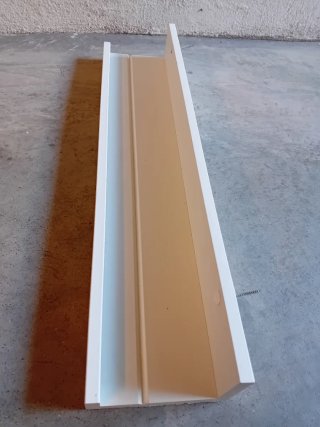 Estantería para radiador blanca