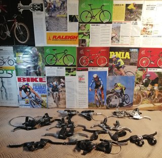 Lote Manetas Freno Cambio Bici MTB