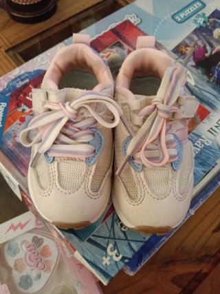 Deportivas niña T.24 (dan 23) rosa/blanco