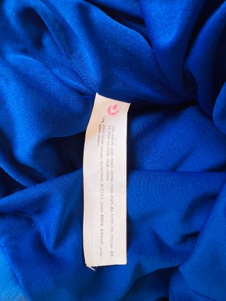 Vestido Zara Azul Ruched