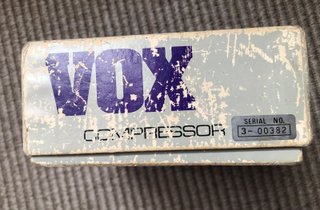 Pedal Compresor VOX 1903 Guitarra