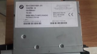 Radio casette con GPS bmw