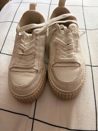Zapatillas Zara Niña Talla 30 Blancas