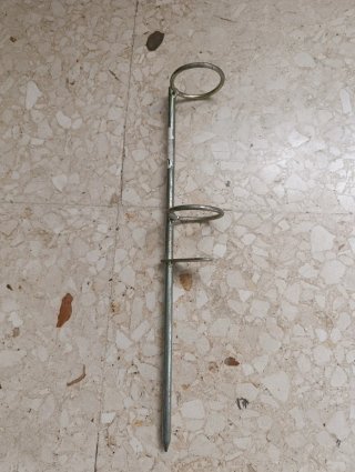 Soporte caña pesca metal