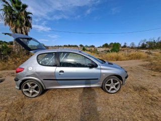 Carrocería Peugeot 206 GTI con barras antivuelco