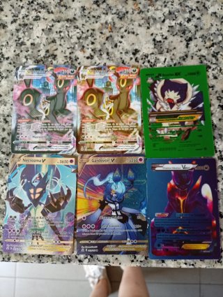 Lote Cartas Pokémon V, VMAX y EX