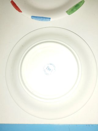 12 piatti ceramica 20cm Made in Italy