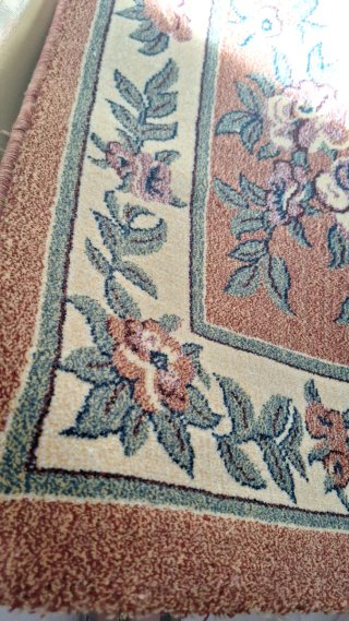 2 Alfombras Hotel 1x4m Beige/Rosa