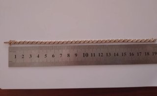 Pulsera Oro Amarillo y Blanco 9K