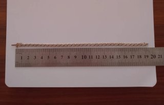 Pulsera Oro Amarillo y Blanco 9K