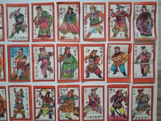 Collezione di illustrazioni cinesi da scatole di fiammiferi